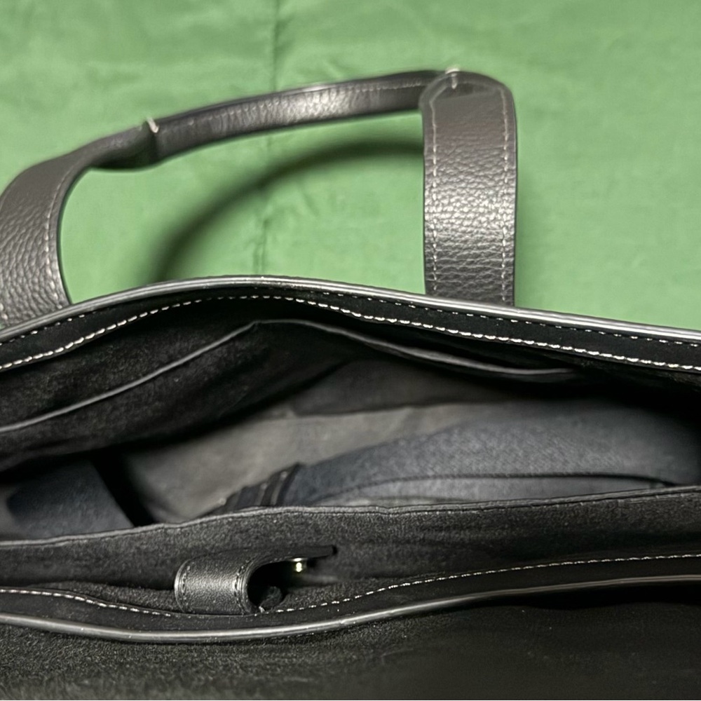 Coach Black and Gray Men's Briefcase - Picture 3 of 3